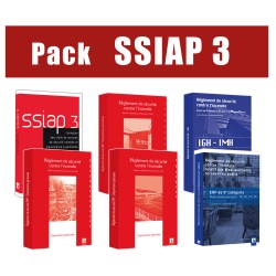 PACK SSIAP3 PREMIUM : 6 ouvrages * Réglementation non commentée + commentée