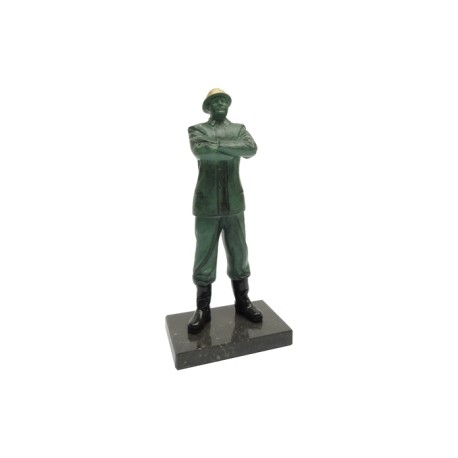 Fonte d'art - Soldat du feu - 33 cm