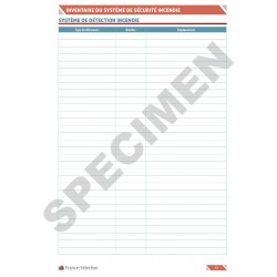 Registre de sécurité Type R - Etablissements d’enseignement - 2 Formats : Broché ou Classeur