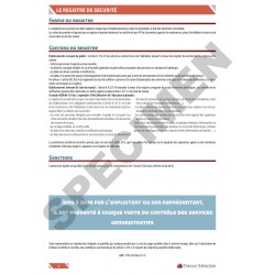 Registre de sécurité Type R - Etablissements d’enseignement - 2 Formats : Broché ou Classeur