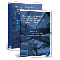Pack ERP commenté : 4 ouvrages * Dispositions générales (+ Livret "Bois")-particulières-spéciales-ERP 5e catégorie