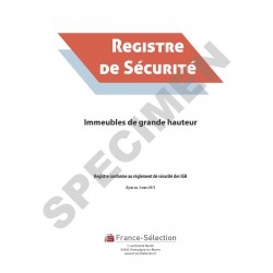 Registre de sécurité pour immeubles de grande hauteur