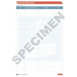 Registre de sécurité pour immeubles de grande hauteur